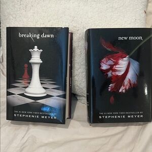 Breaking Dawn and New Moon Hardcover Books